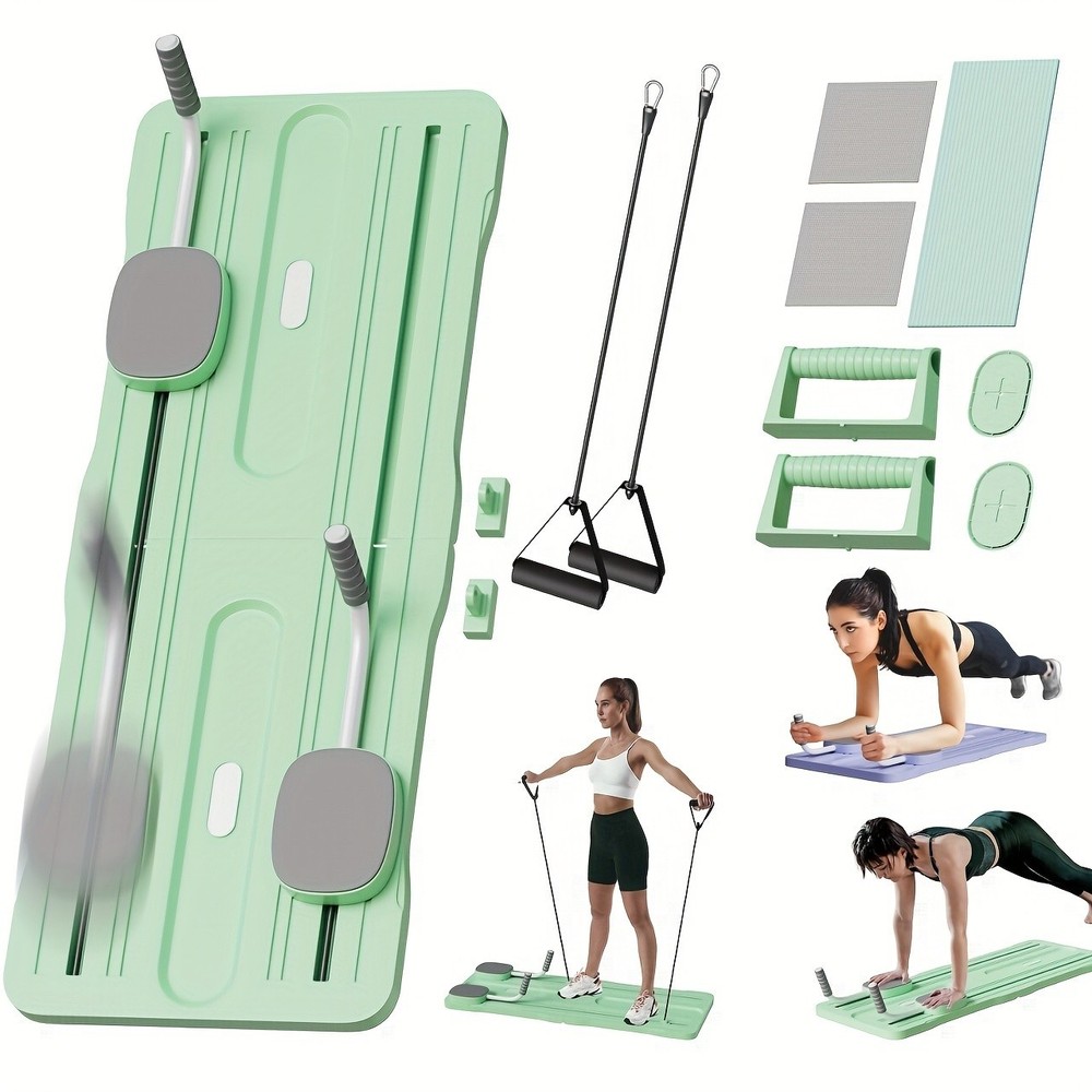 Multifunctional Pilates Board Workout Set | Foldable Portable Exercise Equipment