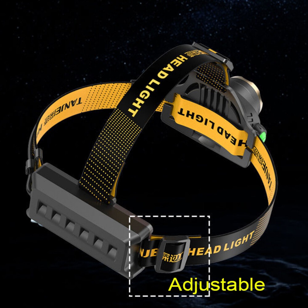 Powerful 12000000LM LED Rechargeable Headlight Zoomable Headlamp Head Torch US