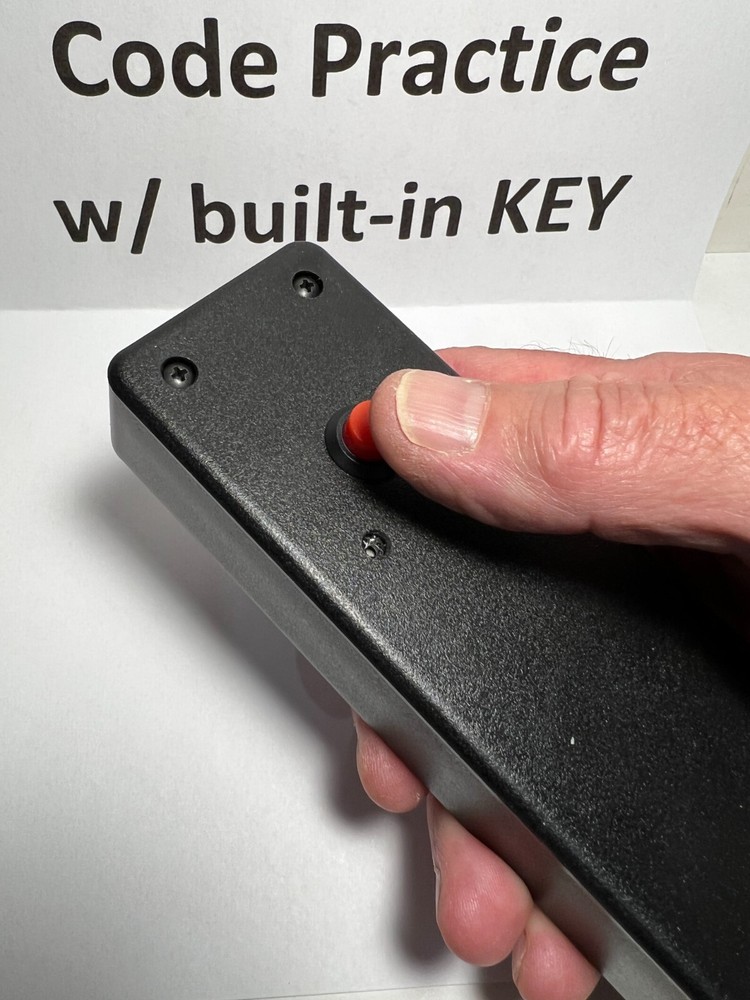 Code Practice Oscillator with BUILT IN KEY only, CW Morse, Must read ad!