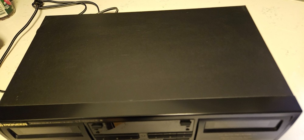 Pioneer CT-W606DR Digital Processing Double Cassette Deck Tested Works Pristine