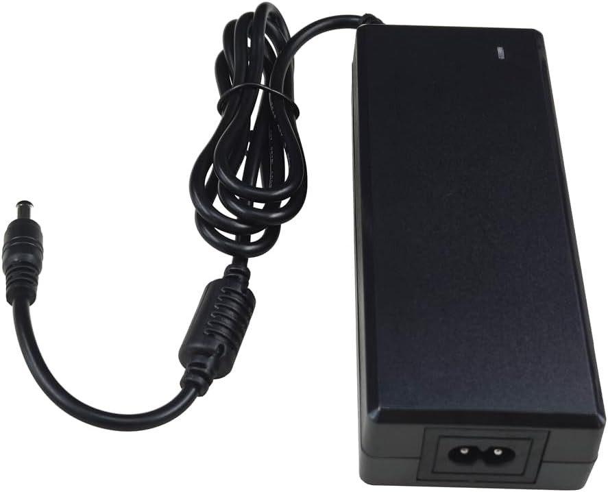 DC Power Adapter, 12V 5A, 5-Way Splitter with Multiple Conversion Heads Black