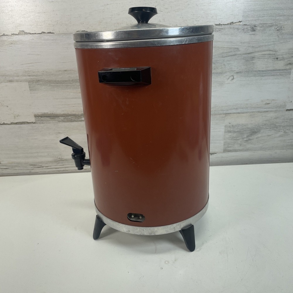 Retro West Bend Westmark 30 Cup Percolator Coffee Maker 3525 Red TESTED