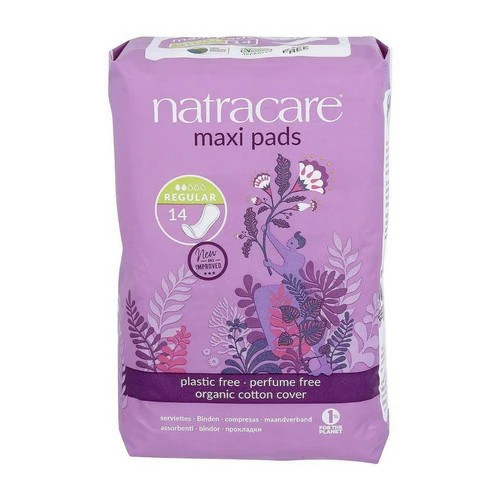 Maxi Regular Pads 14 Count  by Natracare