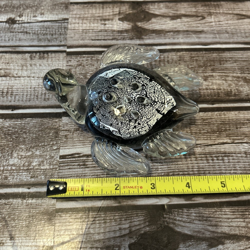 Glass Decortive Turtle Amazong Piece
