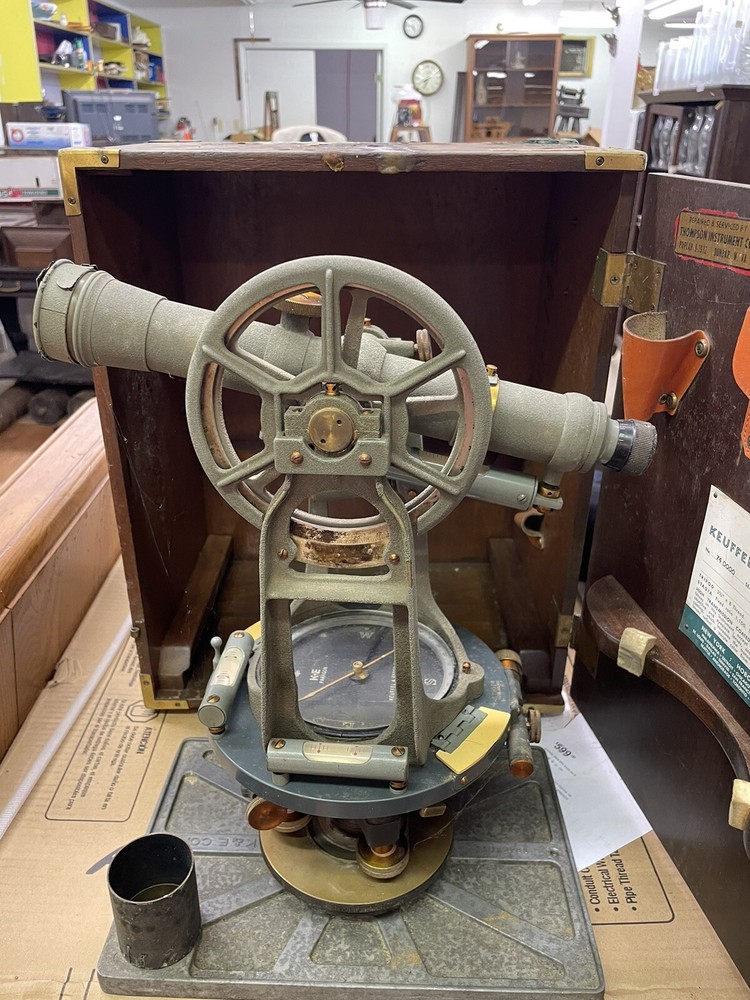 Keuffel Esser K&E Paragon Survey Transit W/Case  #74 0045