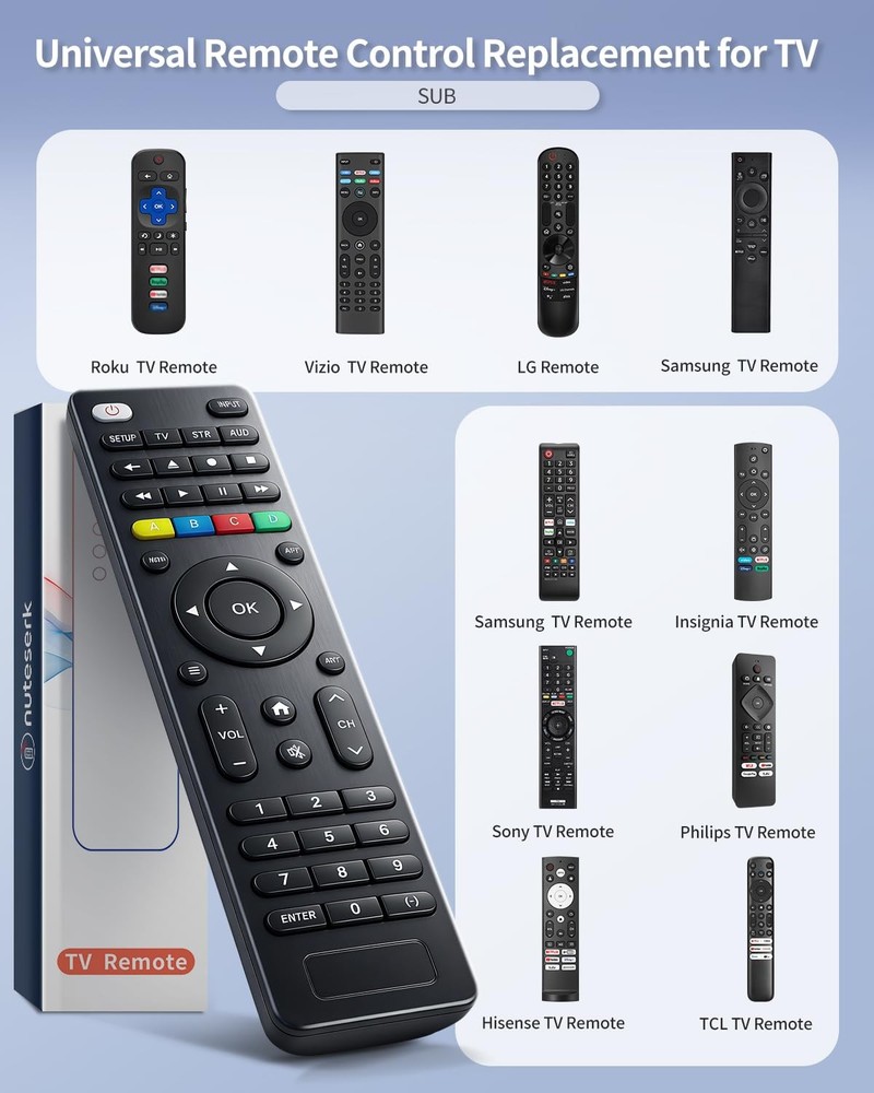 Universal TV Remote Control Compatible Remote,