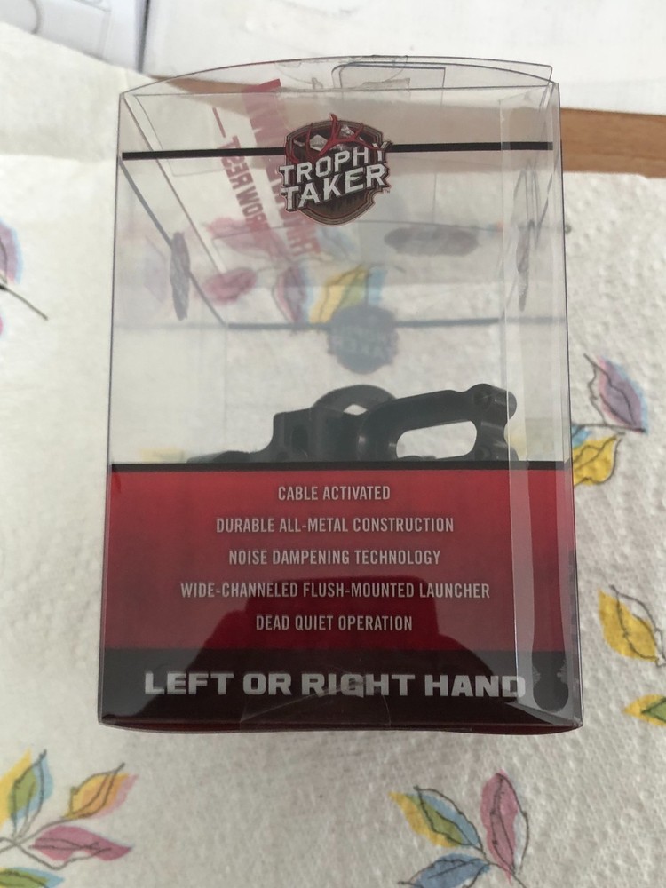 Trophy Taker Throwdown Arrow Rest T3402 Ambidextrous With Flip Cage Feature