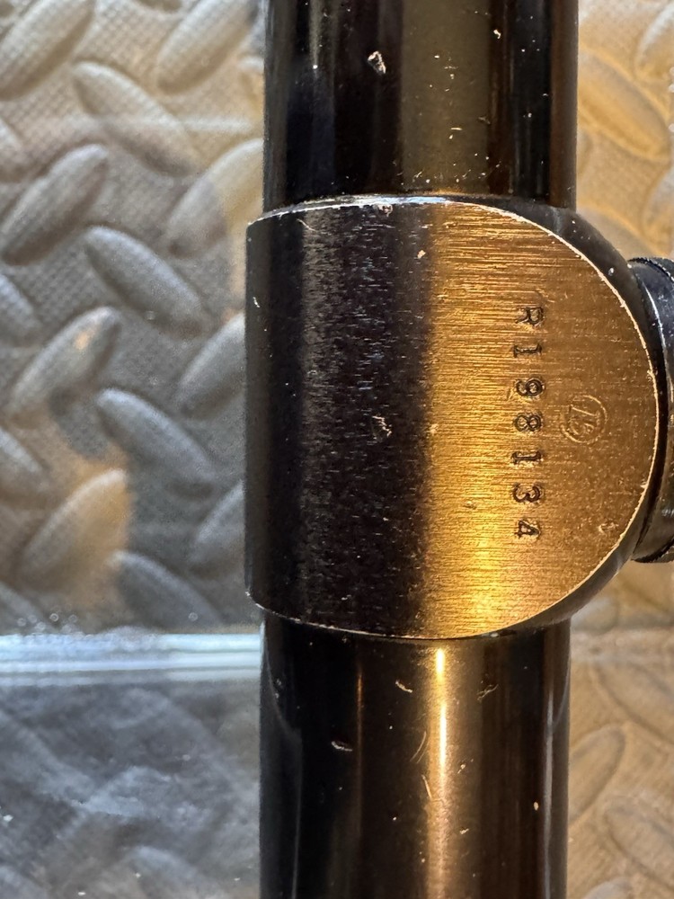Leupold M8-4x Fixed Glossy Rifle Scope Duplex Reticle, 1984.