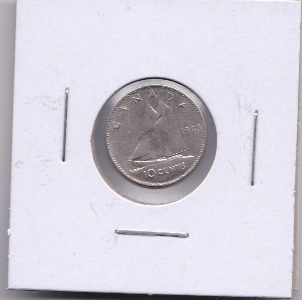 1968 Canada 10 Cent L6