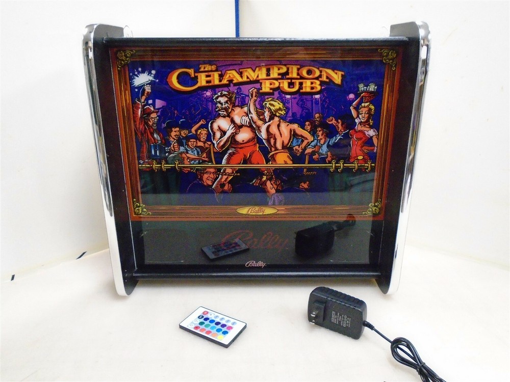 Bally Champion Pub Pinball Head LED Display light box