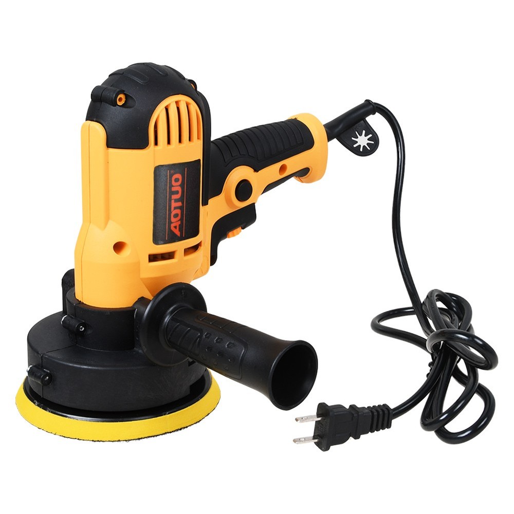 700W Car Polisher Buffer Sander 27 Pcs Kit Variable Speed with 5" Pad Bonnet