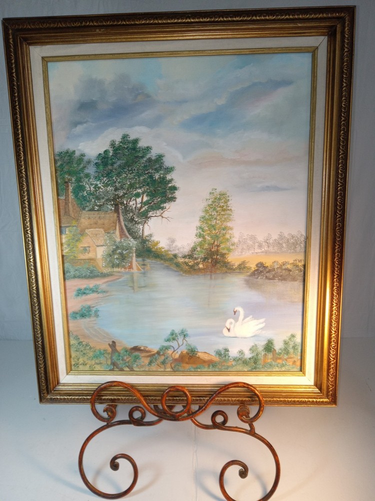 Rustic Iron Metal ~ Display Stand ~ Easel 27"