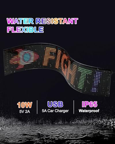 Programmable LED Scrolling Sign - Display Board with 15" x 4" Full Color