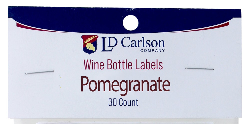 Pomegranate Wine Labels 30/Pack Mist Collection