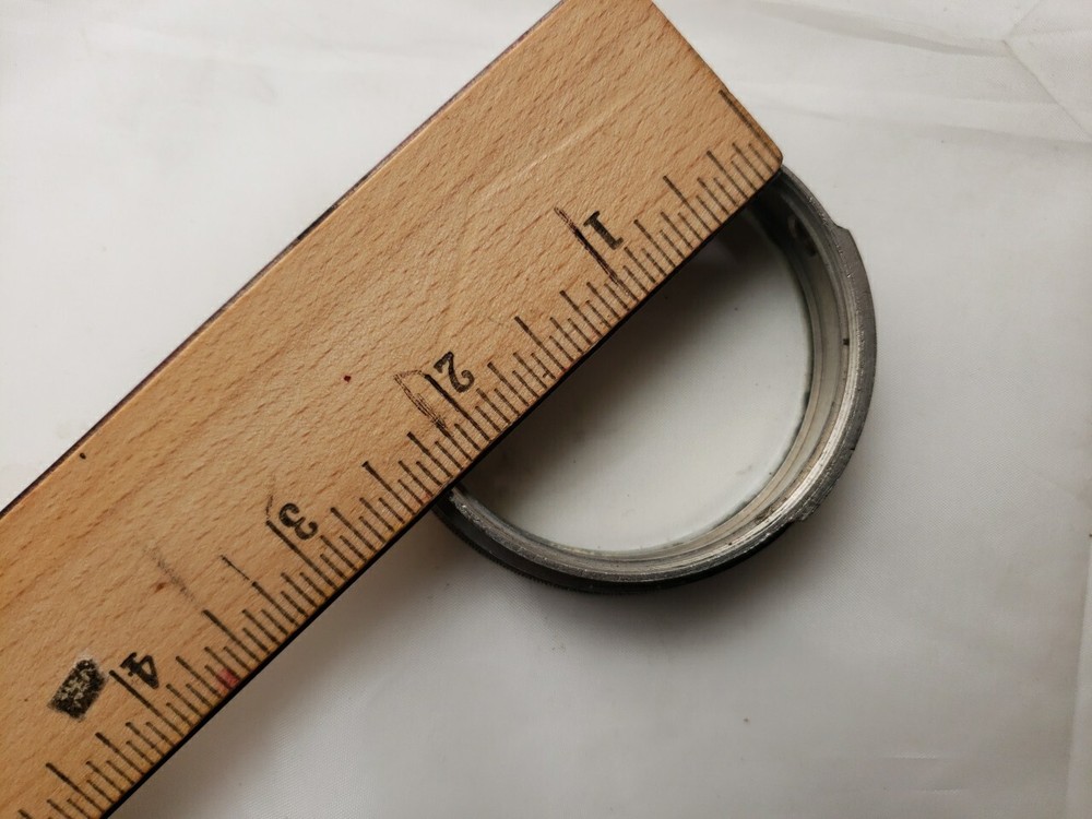 Old round Metal optical Lens