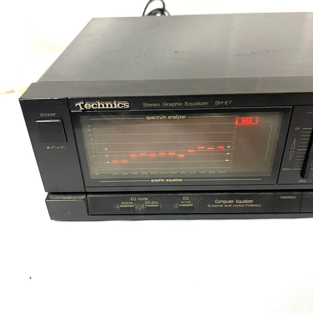 Technics SH-E7 Graphic Equalizer Vintage Hi-Fi Audio Component Used #OS0333