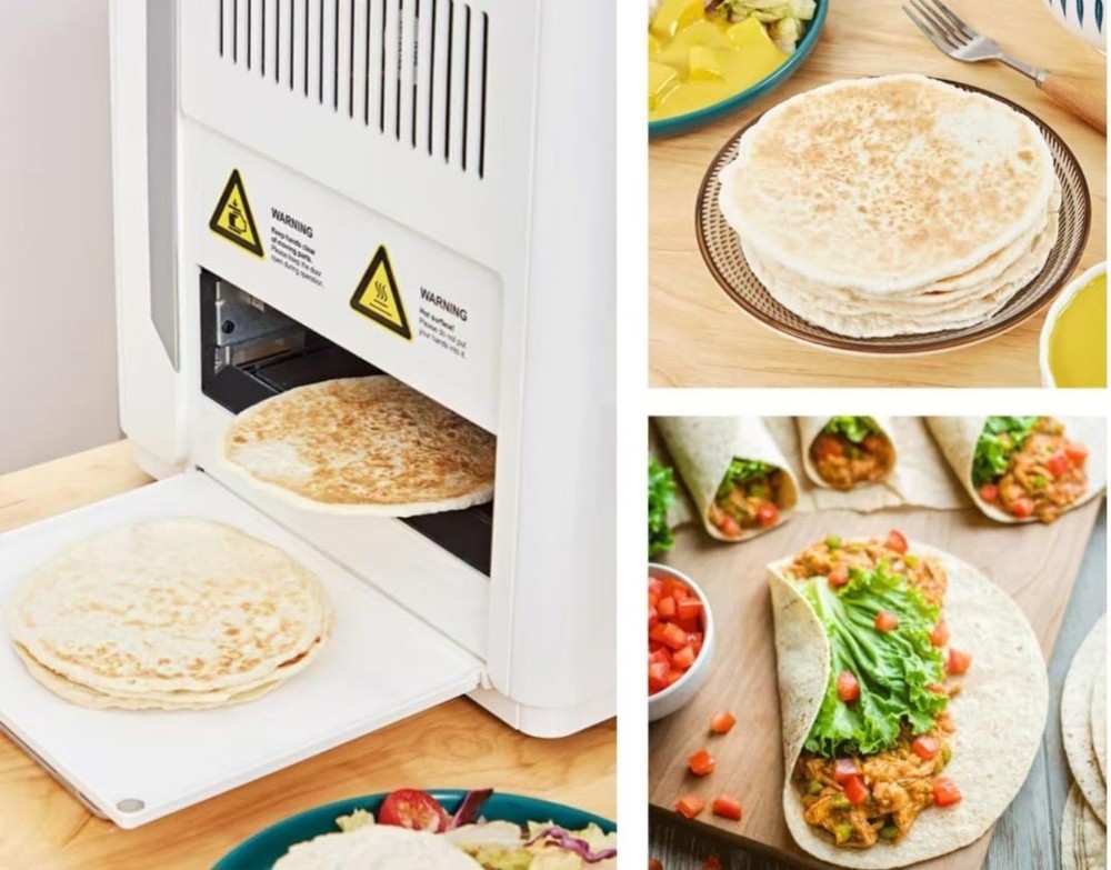 Automatic Electric Magic Roti Maker Tortilla Indian Bread Robotic Machine New