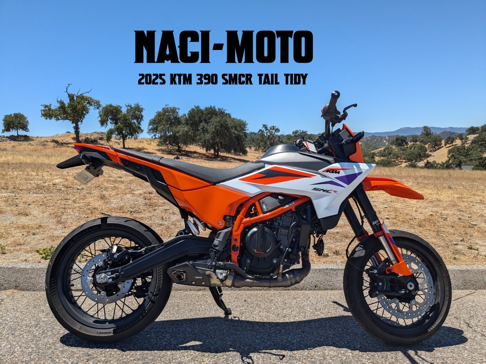 Naci-Moto 2025+ KTM 390 V1 SMC R Tail Tidy