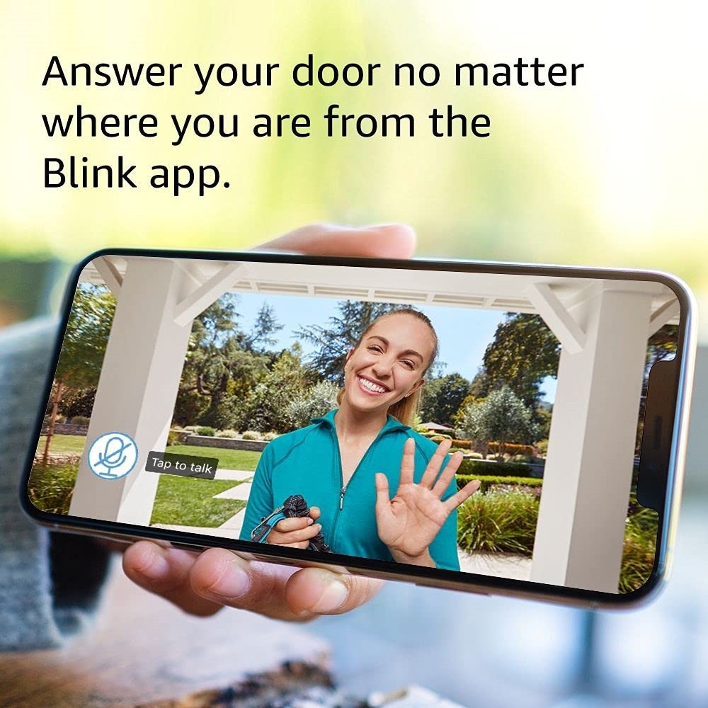 Blink Video Doorbell + Sync Module 2 ? Two-way audio, HD video