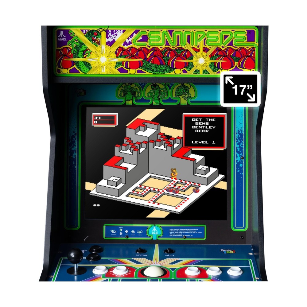 Classics Arcade Cabinet Game Machine w/ 17" Liquid Crystal Screen & 40 Games