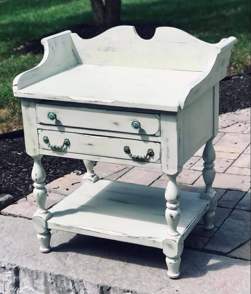 1-3/16" Baroque Scroll Work Design Knob Verdigris