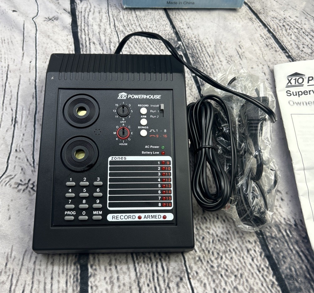 X10 Powerhouse Voice Dialer Console PS561 for Supervised Security System DS7000