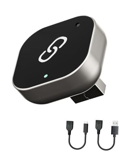 Wireless CarPlay Adapter – 2025 Upgraded Mini Design, Fast Pairing, Stable