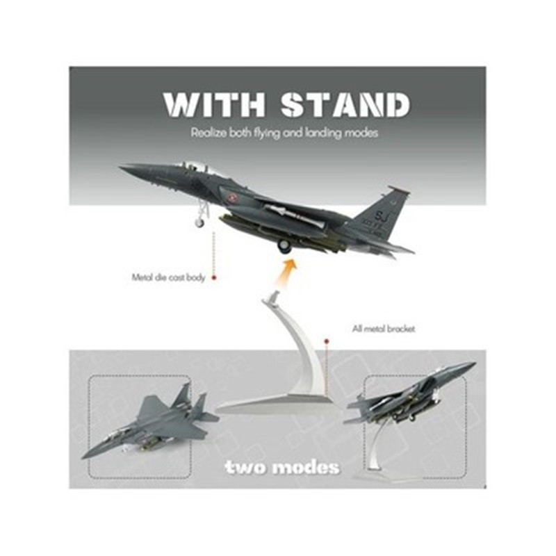 Fighter F-15E Strike Eagle 1:100 metal
