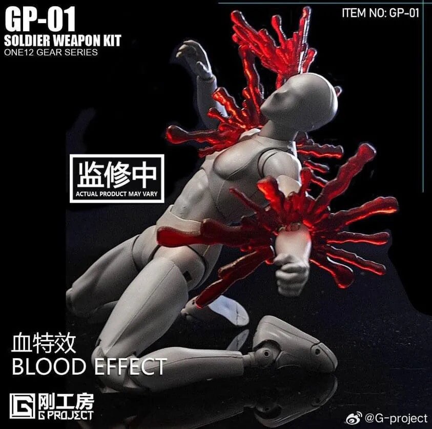 GP-01: G-PROJECT Gear Series 1/12 Scale Soldier Weapon Kit