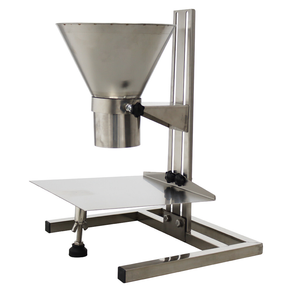 4" Funnel Filling Station with Stand & Scale Support for Quantitative Packaging