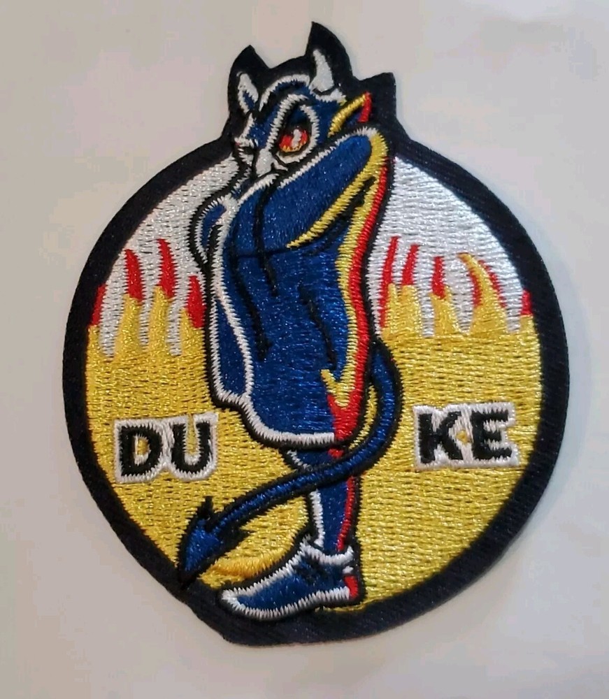 Duke Blue Devils Vintage Style Patch. Embroidered. Iron On Backing 3"x2.5"