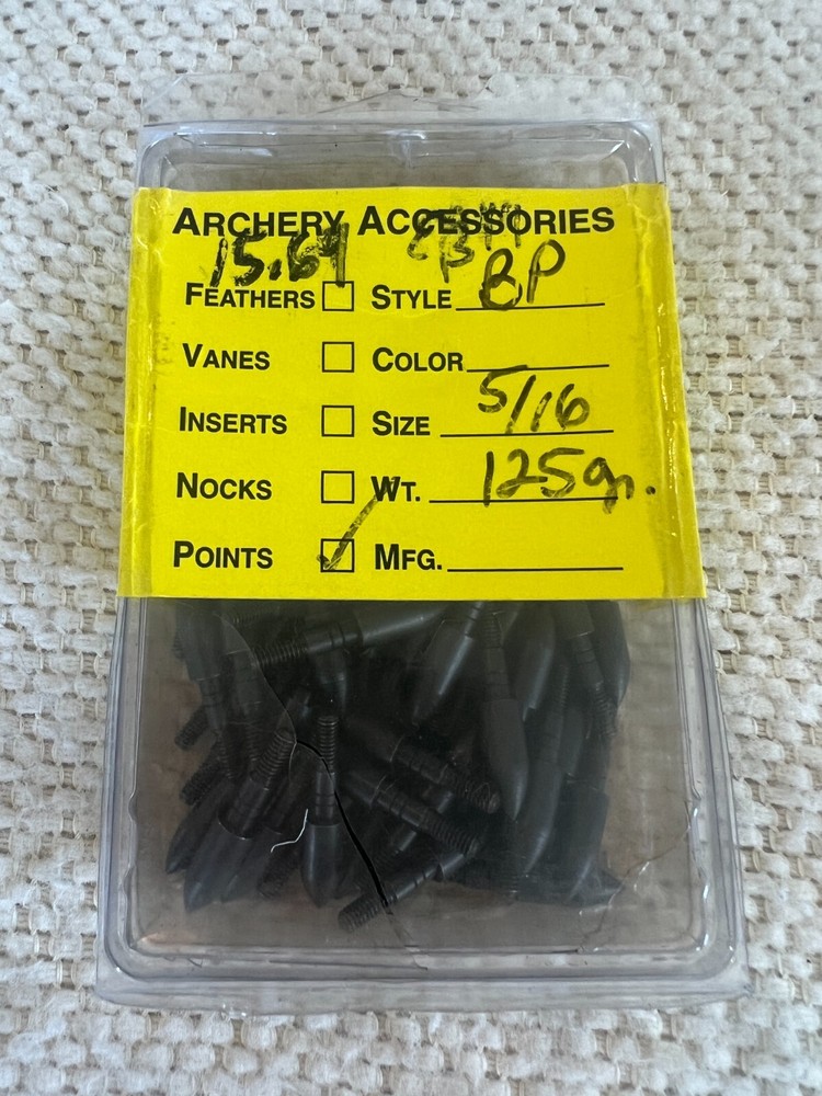 5/16 125 Grain Field Tips