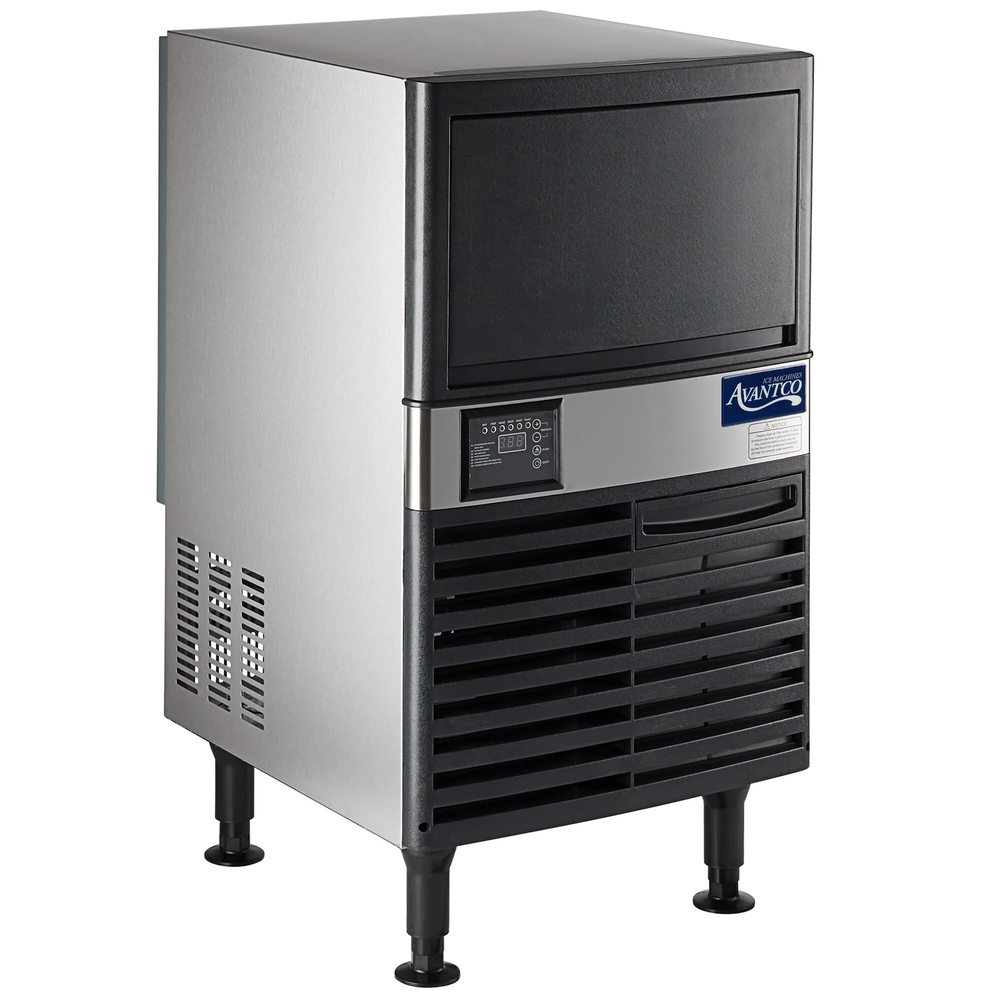 19" Air Cooled Undercounter Full Cube Ice Machine - 129 lb.