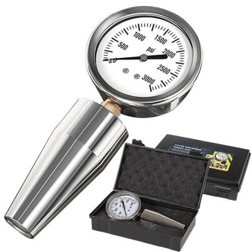 For CAT40 Bt40 0-3000PSI Drawbar Force Gage Spindle Force Test Gauge Checker