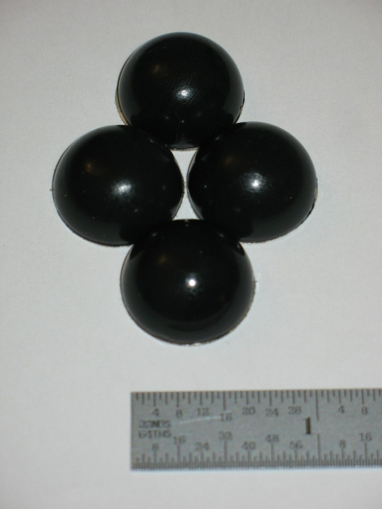 4 SORBOTHANE HEMISPHERE 3/4" VIBRATION ISOLATION FEET SOFT 50D
