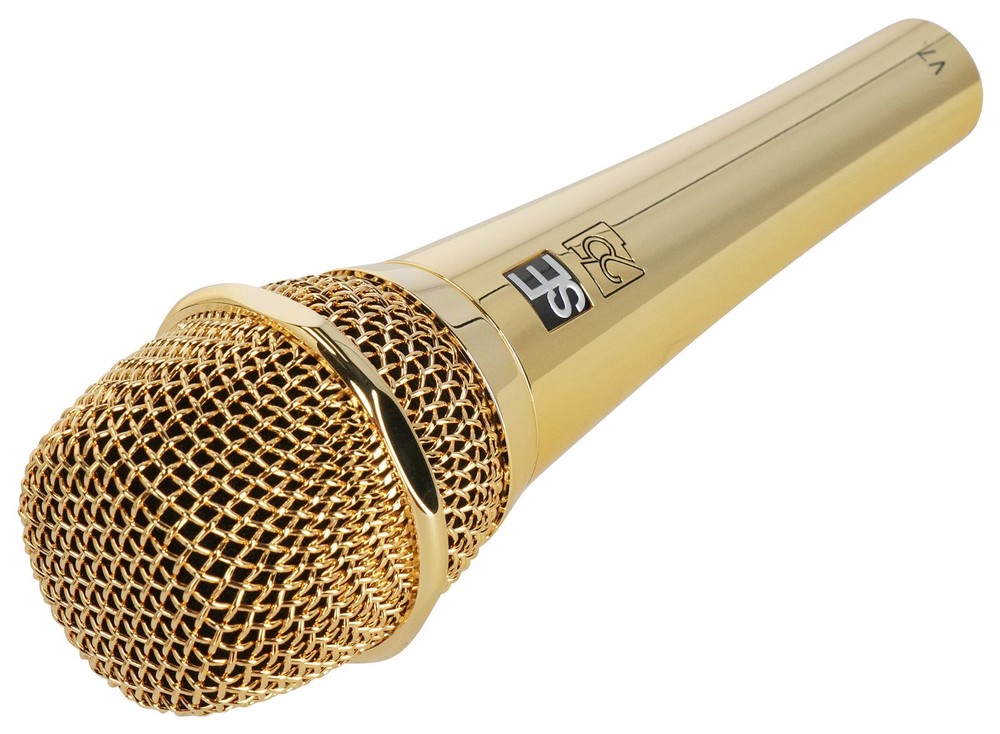 Se Electronics V7 G-25AE Gold 25th Anniversary Dynamic Microphone Handheld Mic