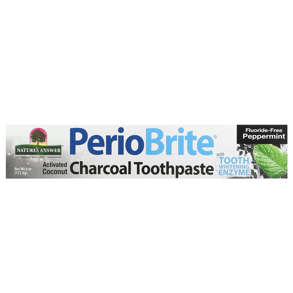 PerioBrite Charcoal Toothpaste, Peppermint, 4 oz (113.4 g)