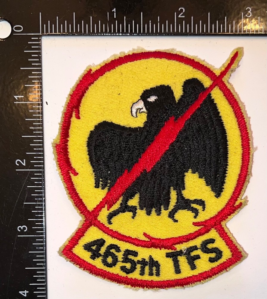 Cold War USAF US Air Force 465th Tactical Fighter Squadron Patch