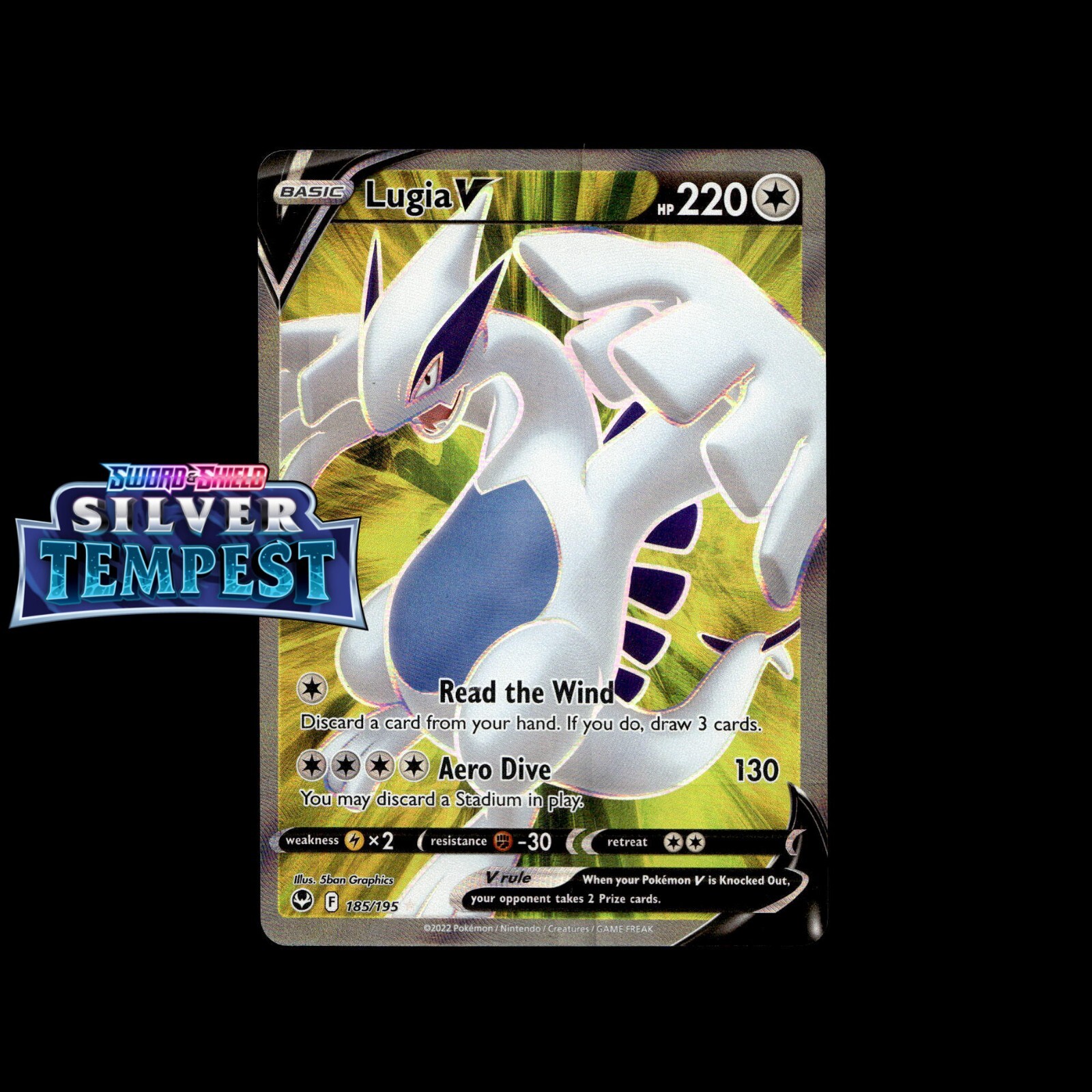 Pokemon Cards! Silver Tempest - Holo/Reverse Holo UltraRare V VMAX Full Art Card
