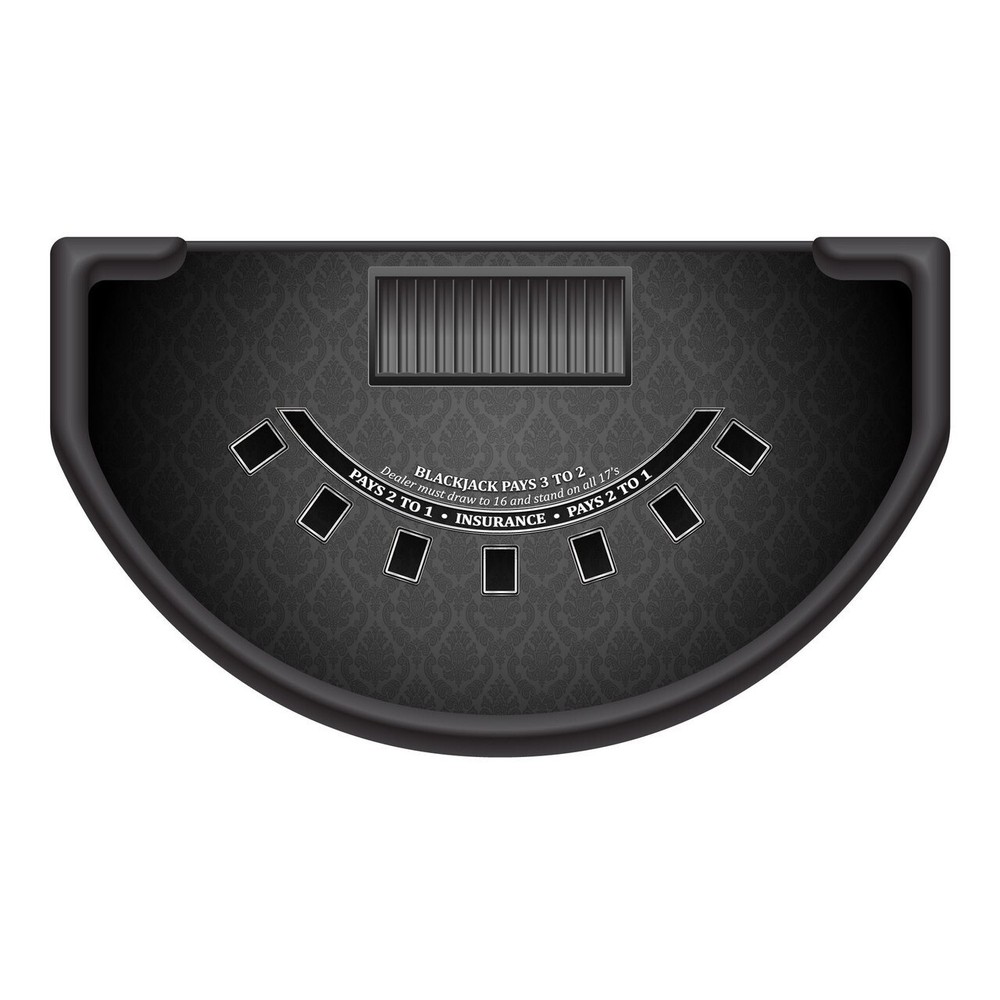 Classic Blackjack Layout - BLACK