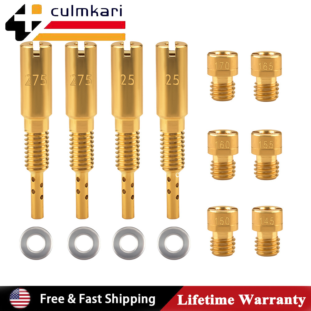 For 2001-05 Raptor 660R Carb Multi Jet Kit YFM660R Pilots 25/27.5 Mains 145-170