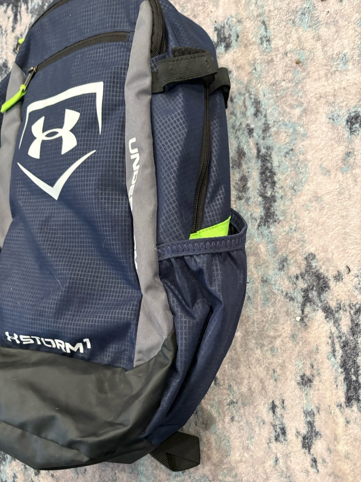Under Armor X Storm Baseball Softball Backpack Dugout Bat Bag Navy Blue