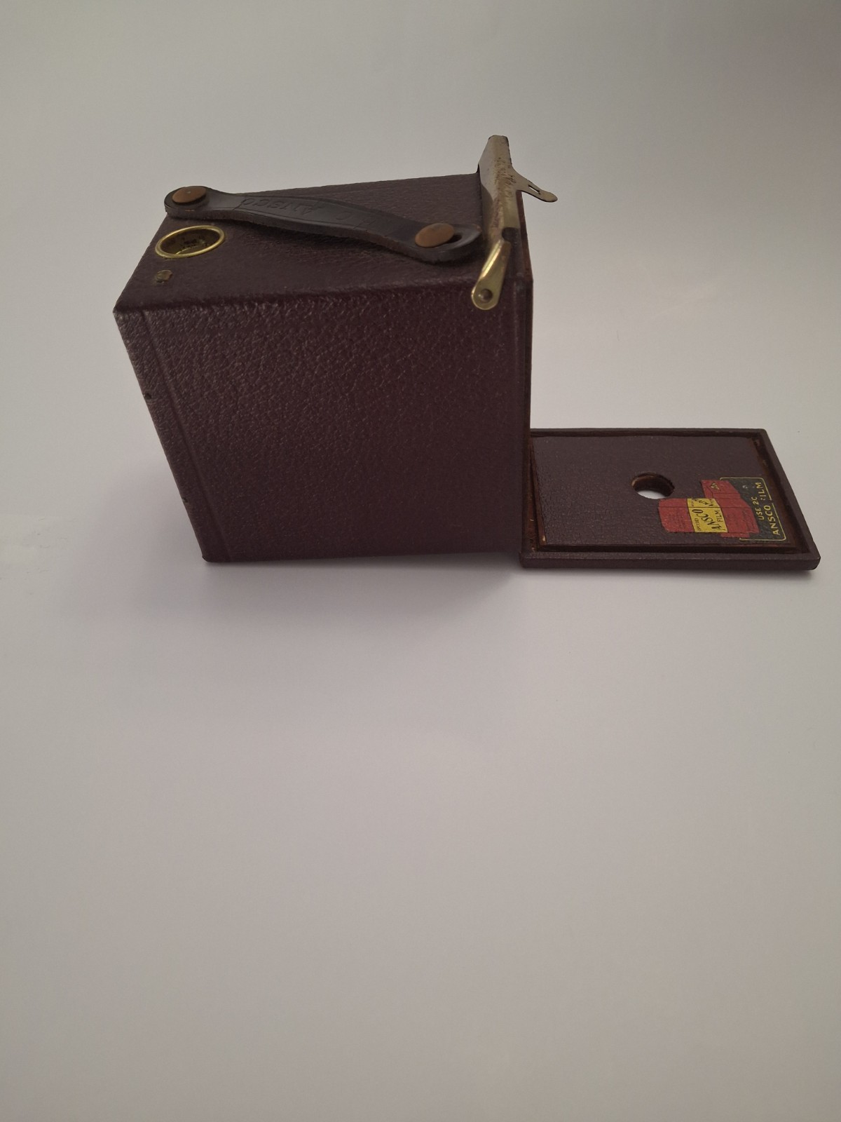 Antique Ansco No. 0 Buster Brown Special Box Camera With Original Box & Manual