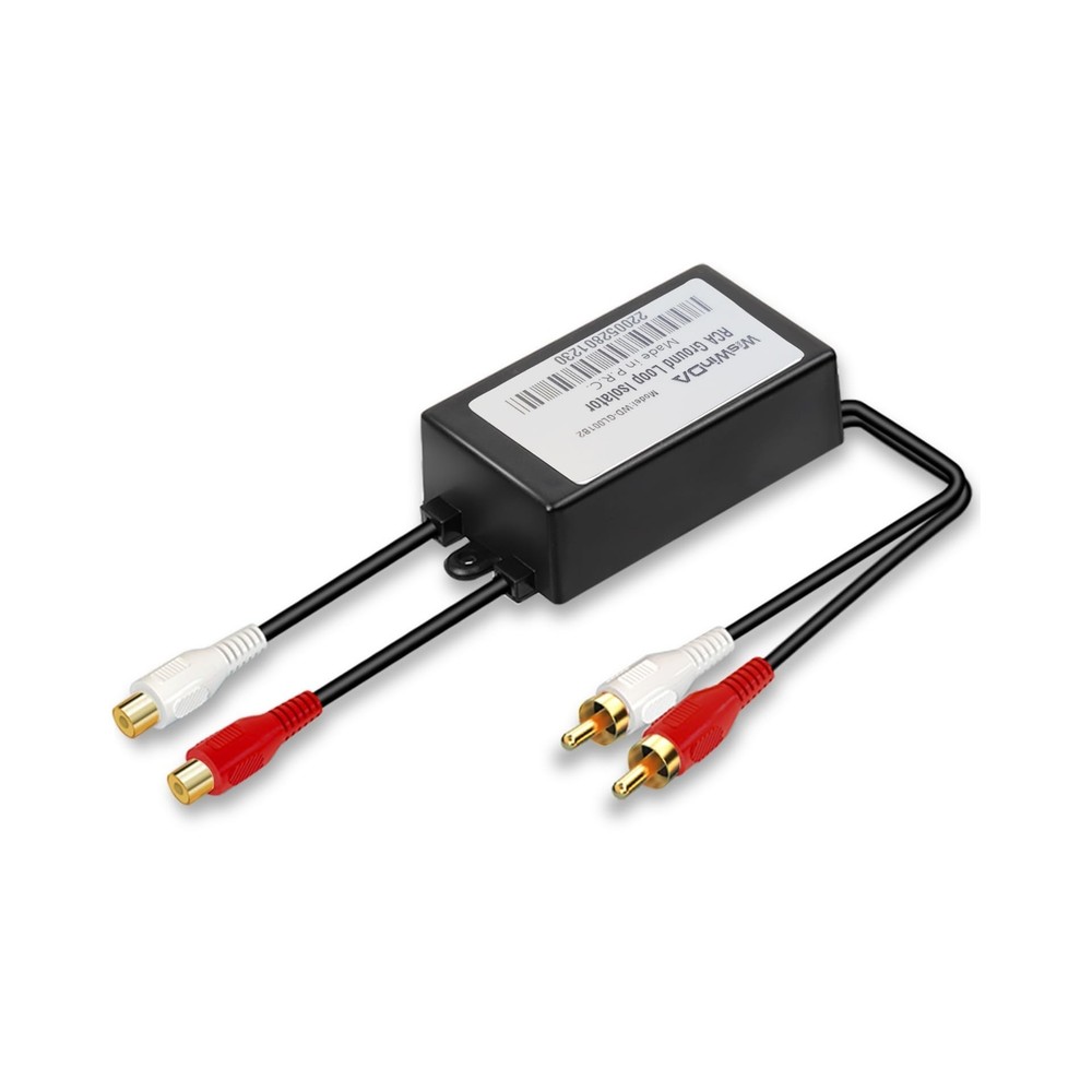 RCA Noise Filter Hum Eliminator Ground Loop Isolator (No Affect Bass) Quality...