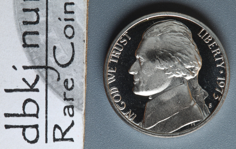 1973 S Proof Jefferson 5¢ Nickel - Gem Cameo Proof