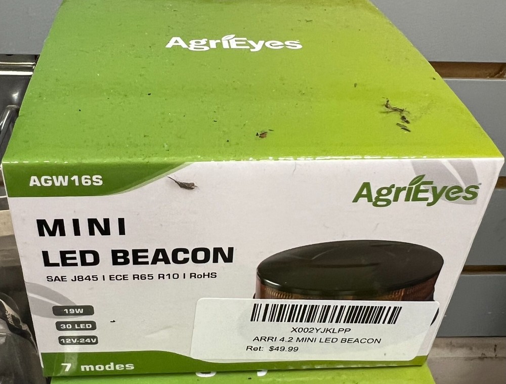 Mini LED Beacon 4.2" Agrieyes 7 Flash Modes AGW16S