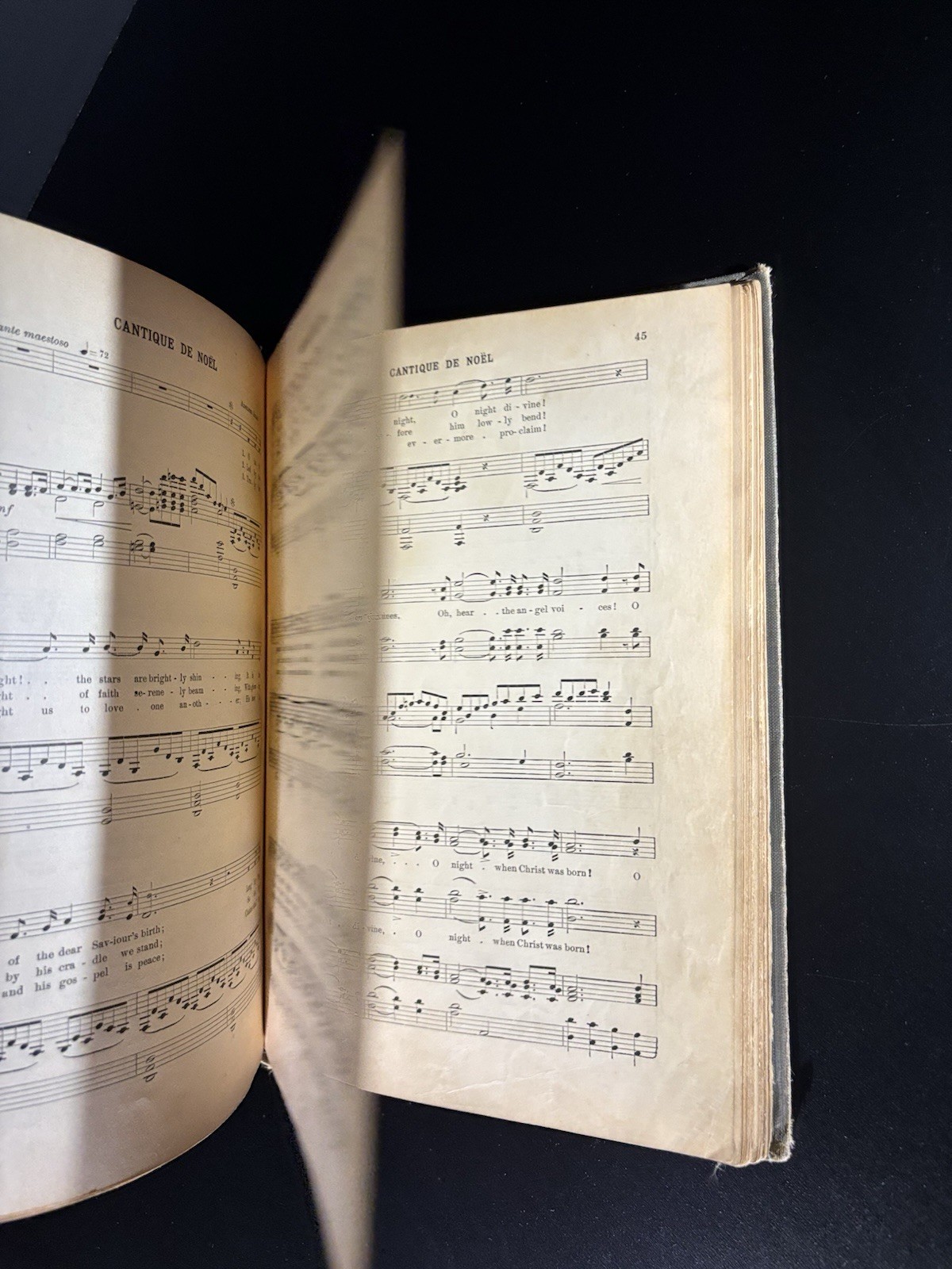 Christmas Carols and Hymns Sheet Music Book by Hollis Dann 1937 Edition