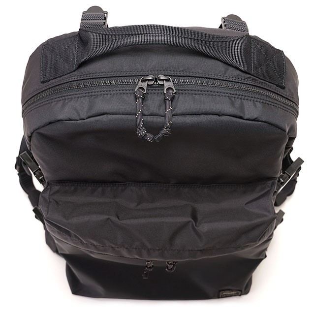 PORTER Yoshida 855-05902 FORCE Day Pack Black Nylon Backpack Military Style