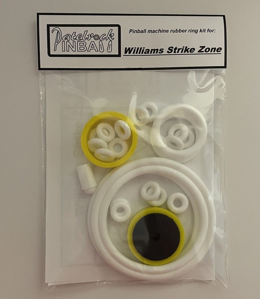 1970 Williams Strike Zone Pinball Machine Rubber Ring Kit
