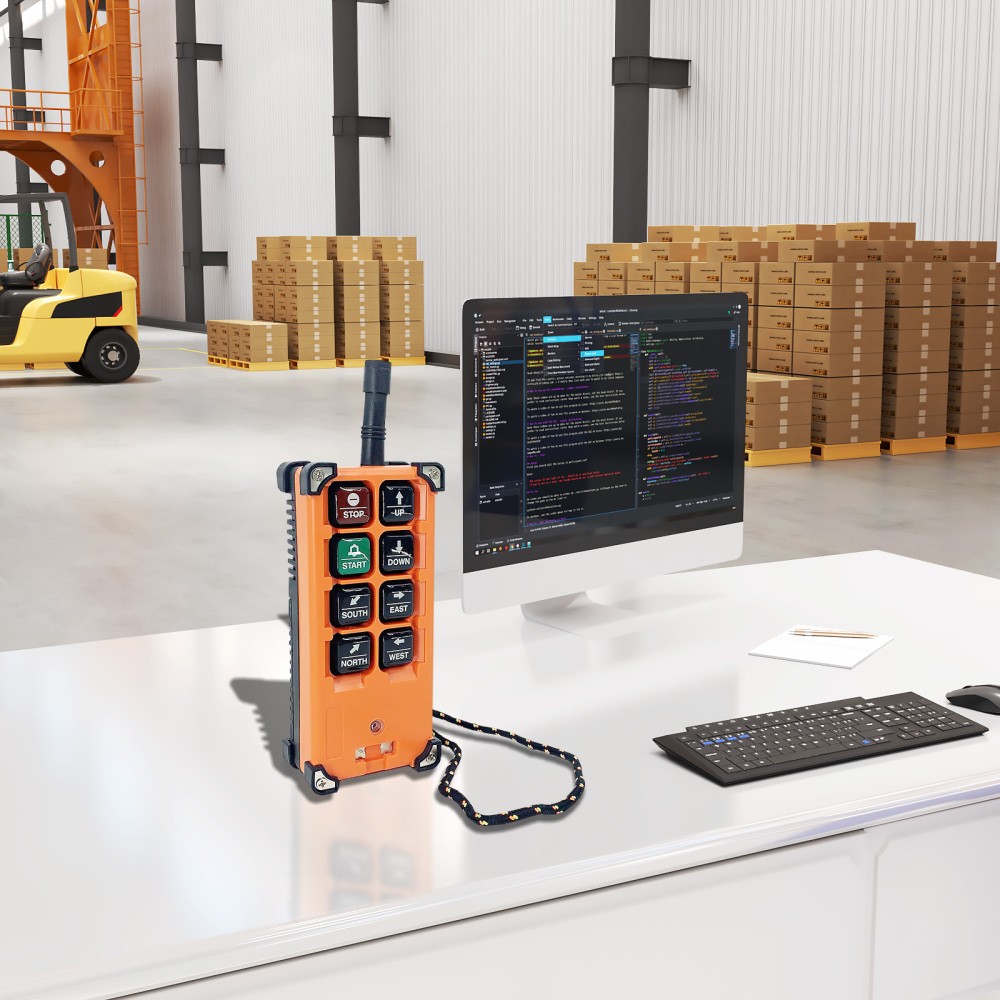 Wireless Crane Remote Control Industrial 8 Buttons Remote Control 12V-24V